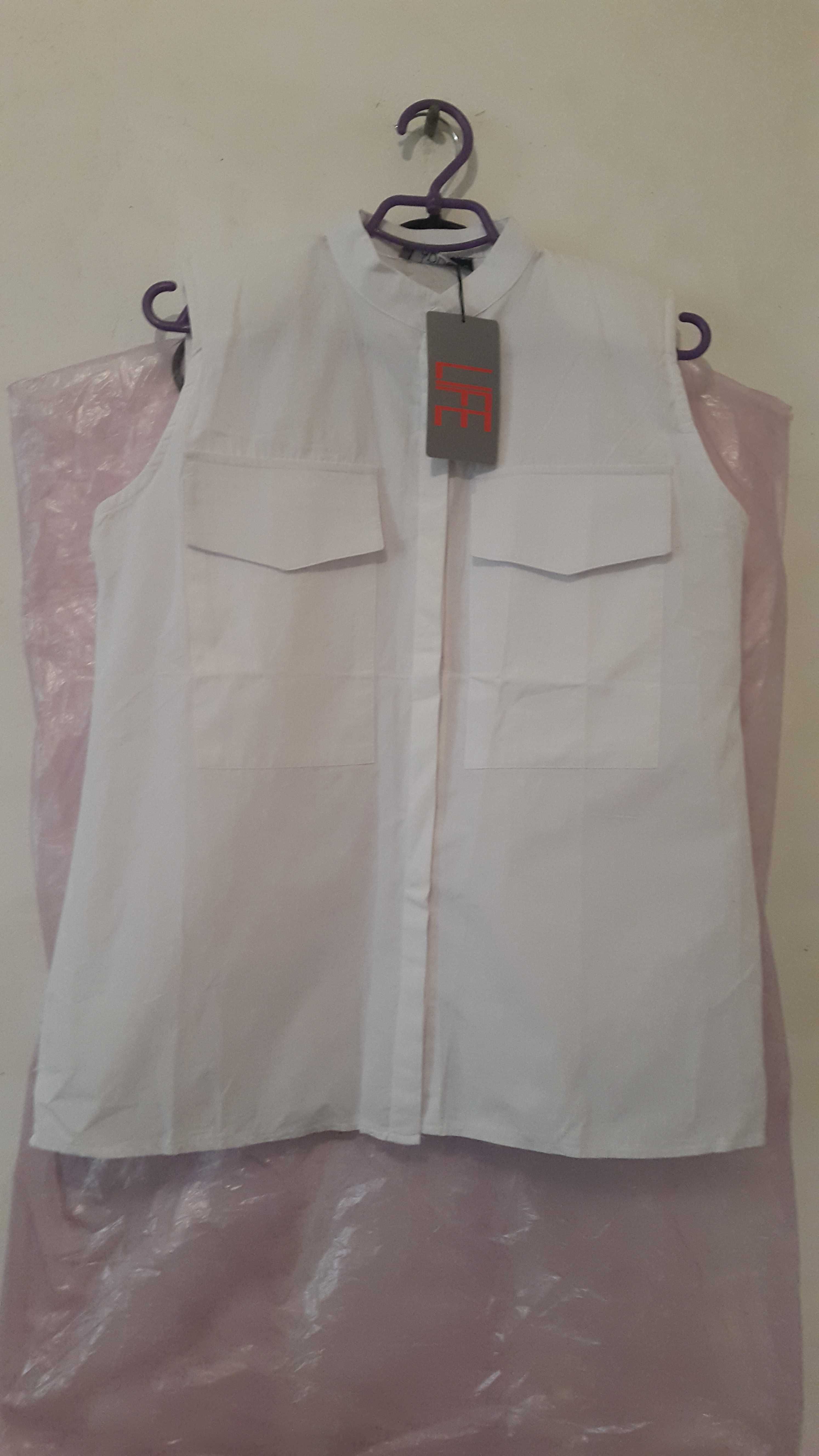 Блузка без рукавов с воротником-стойкой adda XL, 48-50