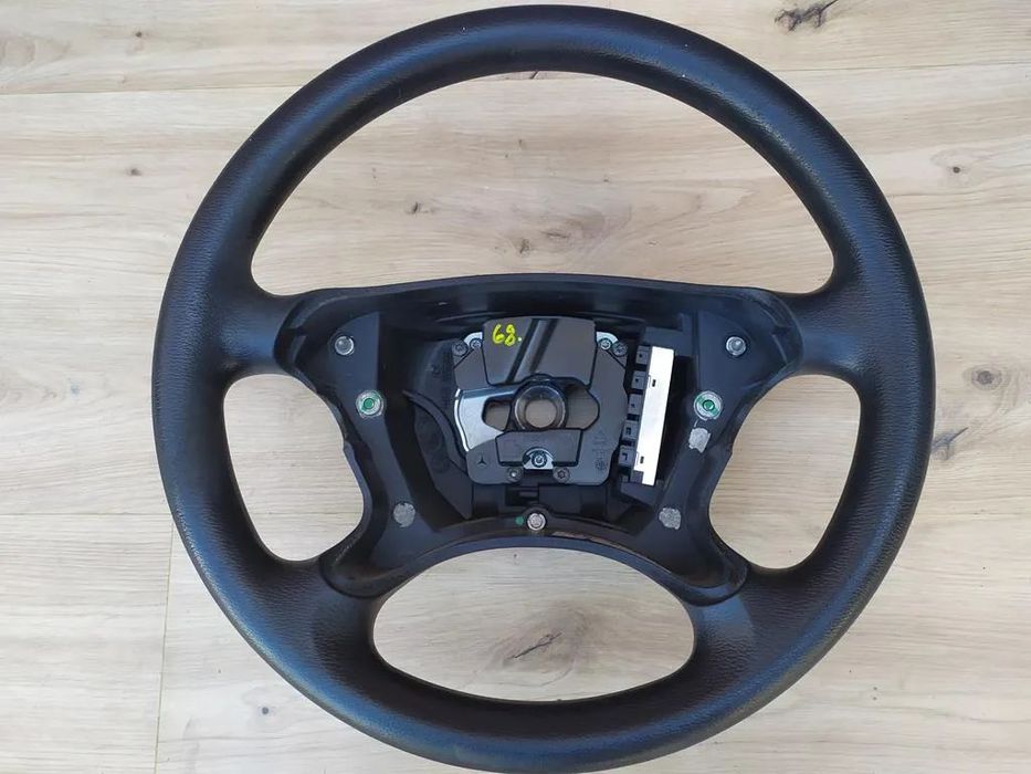 MERCEDES W209 CLK W211 LIFT W219 CLS KIEROWNICA CZARNA GUMOWA CLASSIC ŁADNA