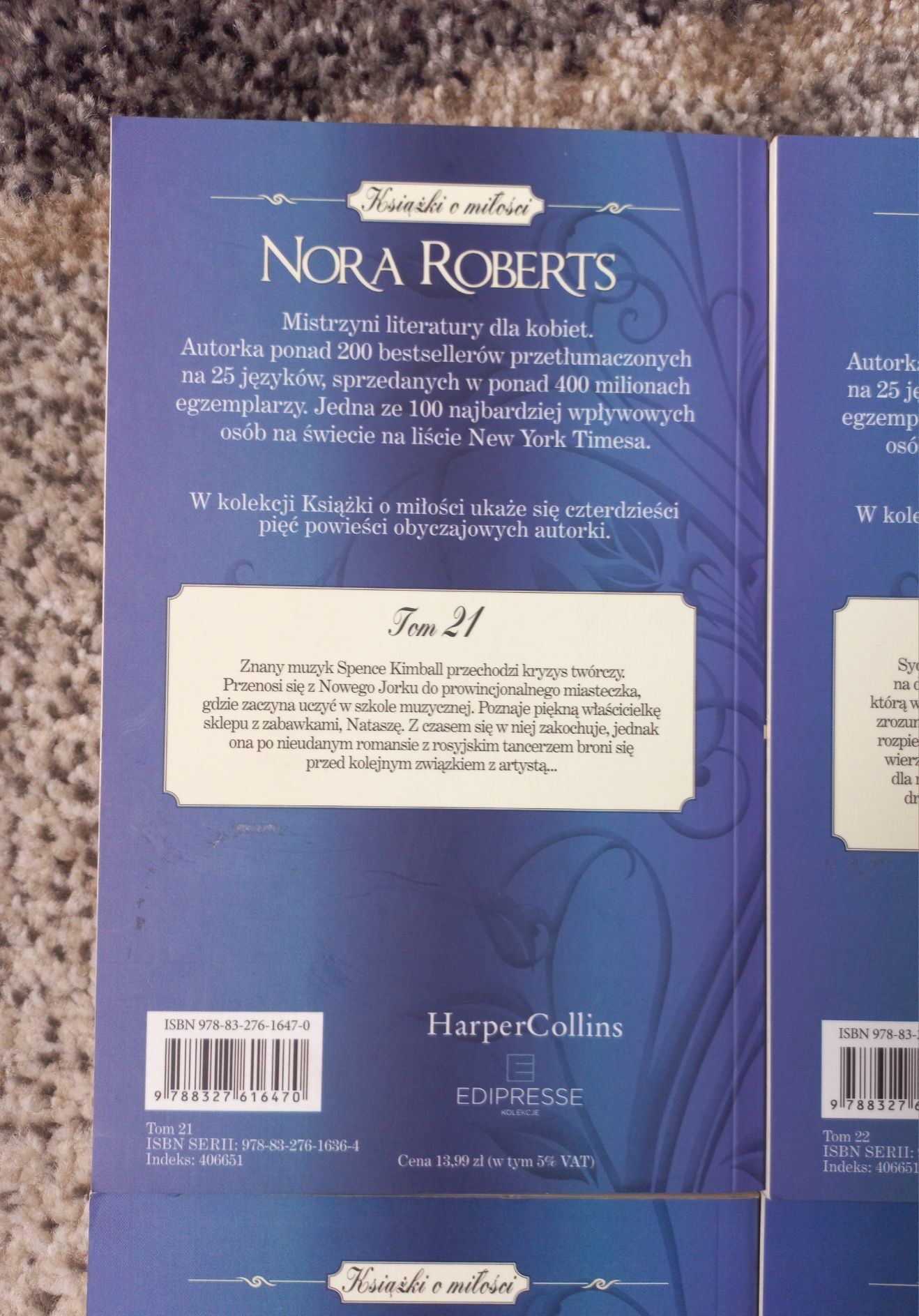 Druga miłość Nataszy Księżniczka Z nakazu sądu Pasja życi Nora Roberts