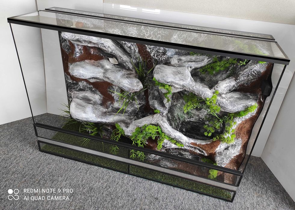 Terrarium dla węża z wodospadem i podświetleniem, TW02SWL, AquaWaves