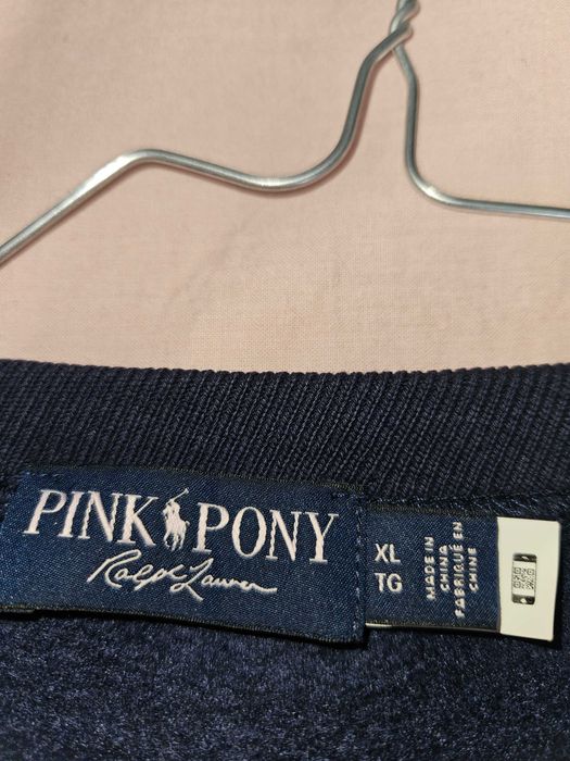 Sweatshirt Azul Ralph Lauren - Edição Especial 20 Anos da Pink Pony