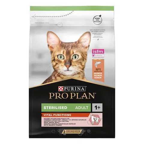 Pro Plan Sterilised 14 кг для стерилизованных котов с лососем