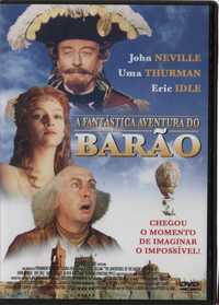 Dvd A Fantástica Aventura do Barão - fantástico - Uma Thurman