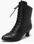 ErikenUrben rozm. 40 Vintage Victorian Boots Damskie Sznurowane Steamp