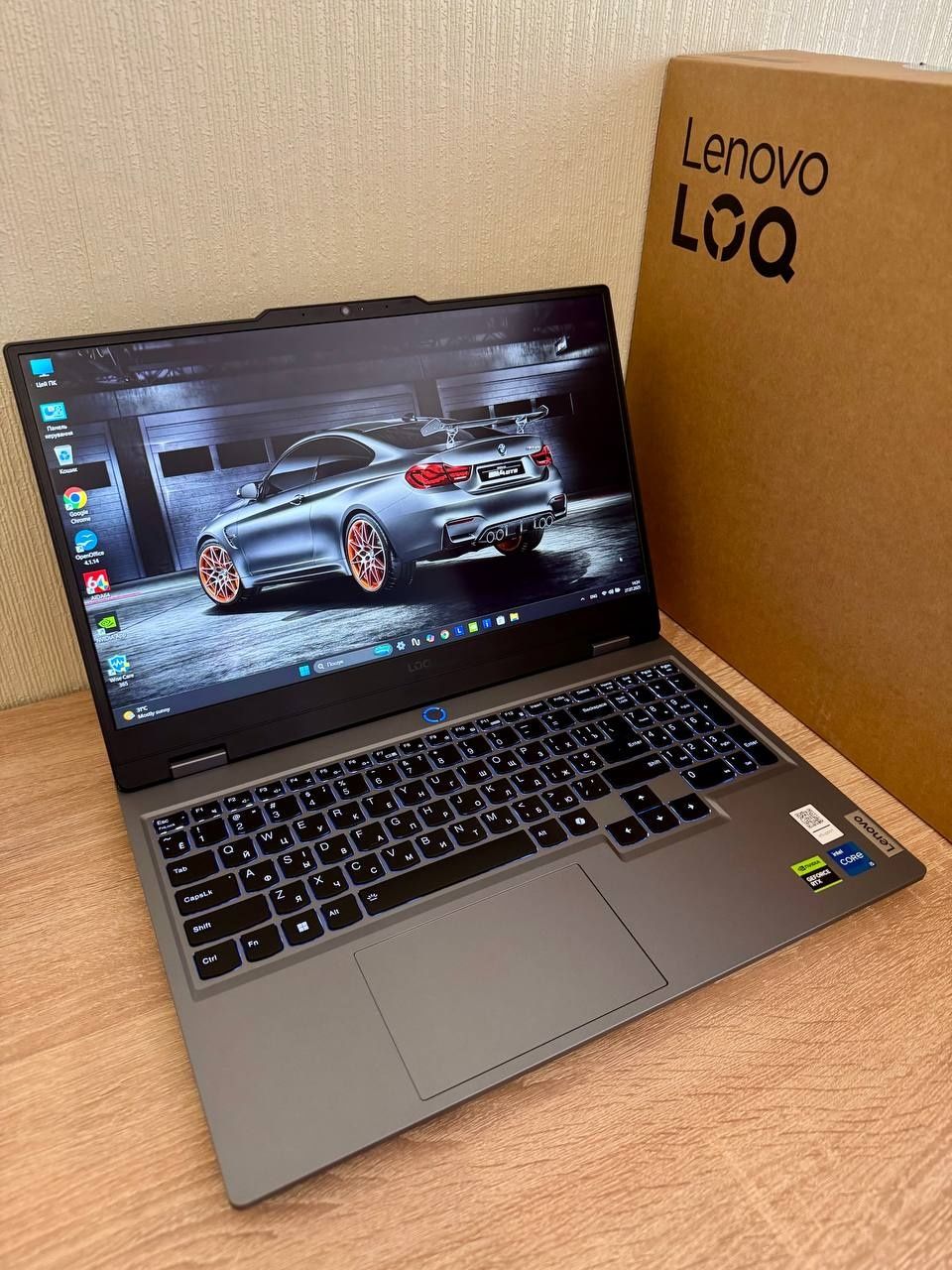 Новый игровой ноутбук Lenovo-LOQ-15IAX9 (i5-12450HX/RTX4050-6Gb-105W)