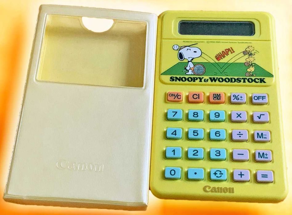 Calculadora Canon, Snoopy & Woodstock, Nova