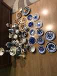 Sygnowana porcelana klosz lampa