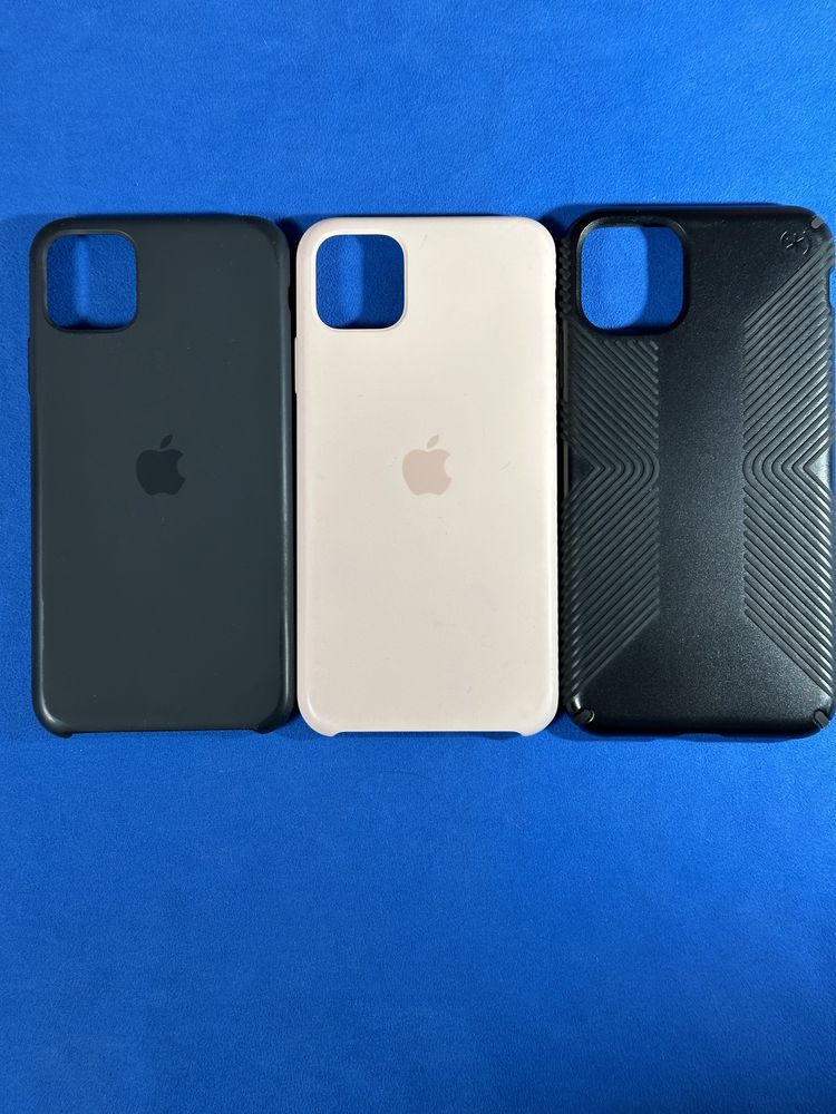Оригінальні чохли Apple Silicone Pink Black, Speck  iPhone 11 Pro Max