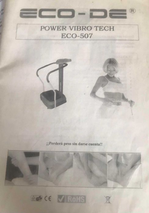 Plataforma Vibratória Power Vibro Tech Eco-507