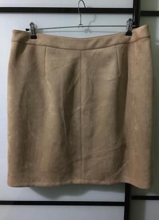 Женская стильная юбка на пуговицах 54-56/жіноча спідниця на ґудзиках