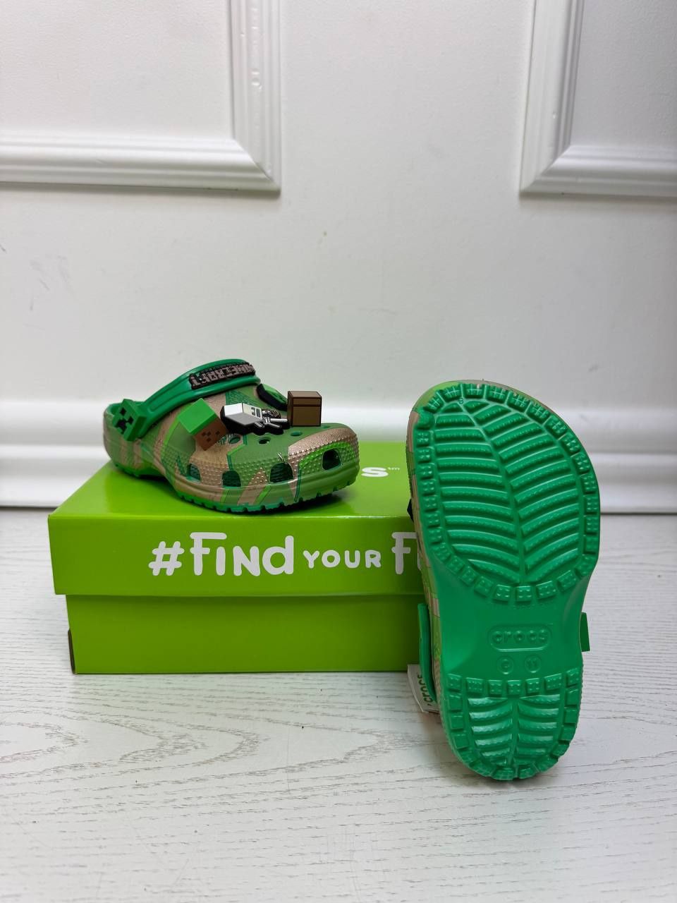 Crocs Classic Kids Minecraft clog c8,c9,c10,c11,c12,c1,j1,j2,j33