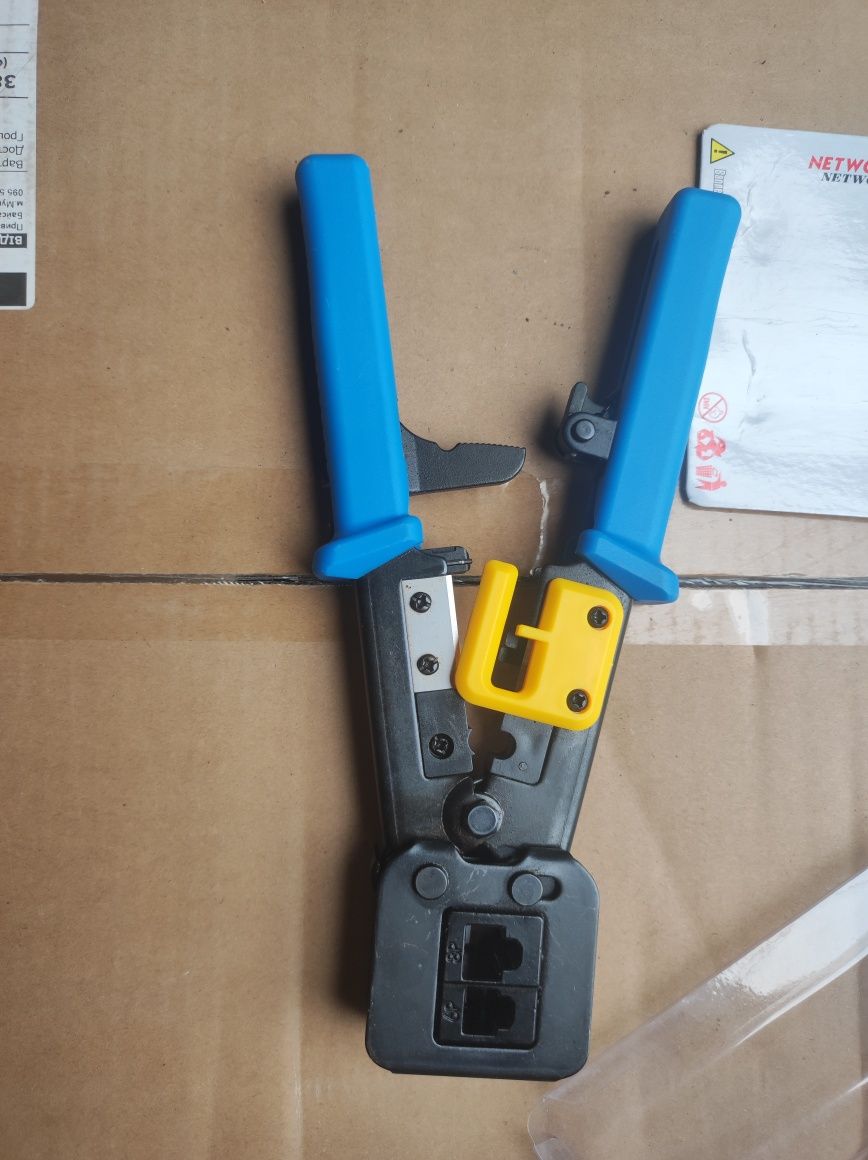 Обжимник обжимной инструмент клещи для обжима витой пары rj45 rj11