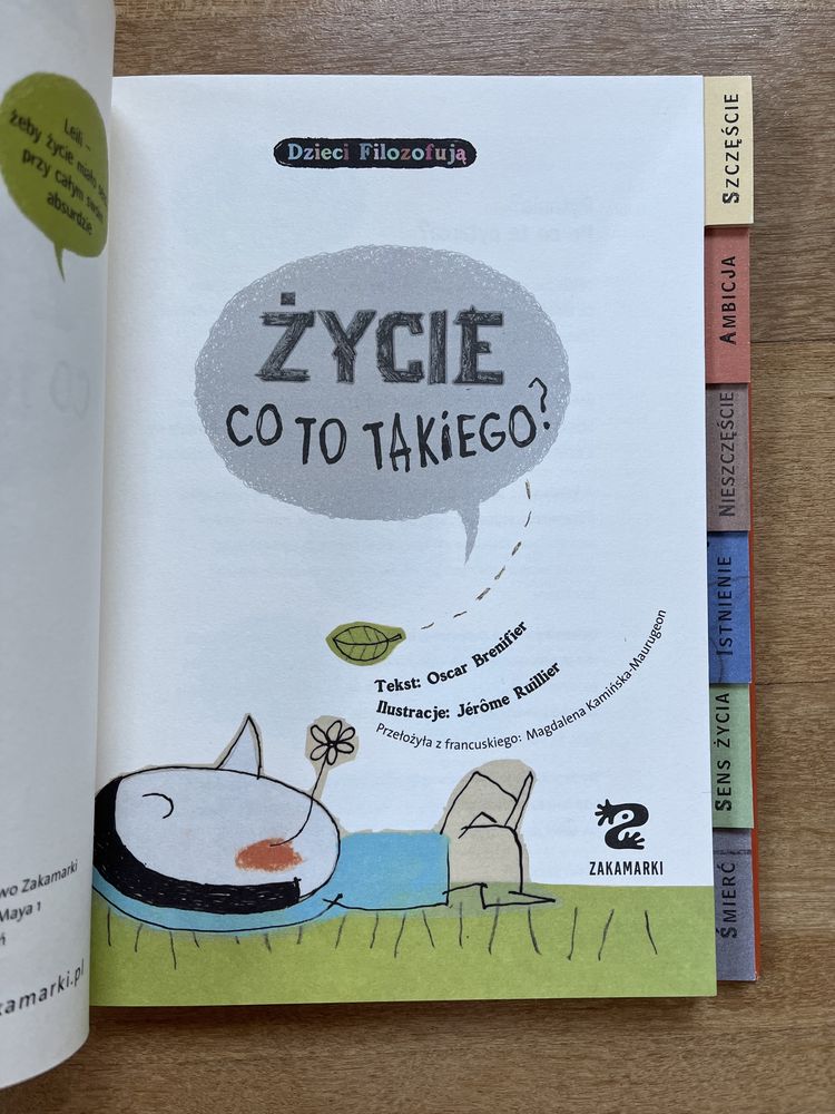 Życie co to takiego? Oscar Brenifier