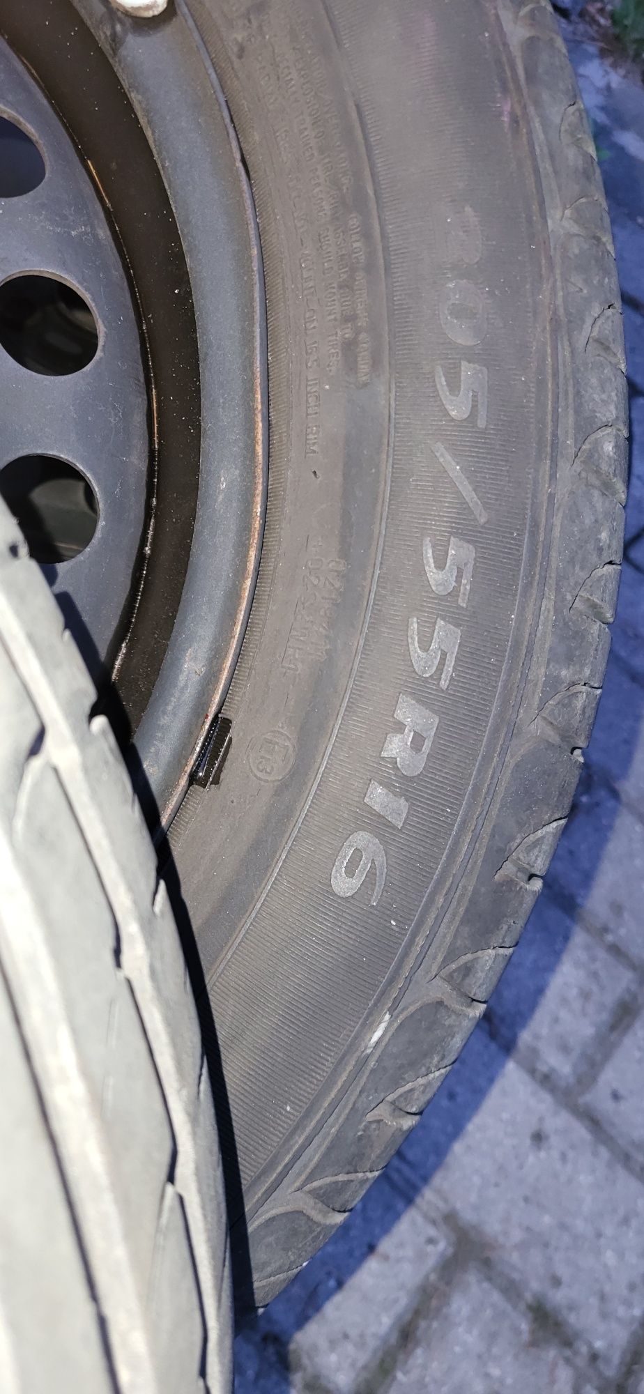 Opony letnie z felgami 205/55/R16