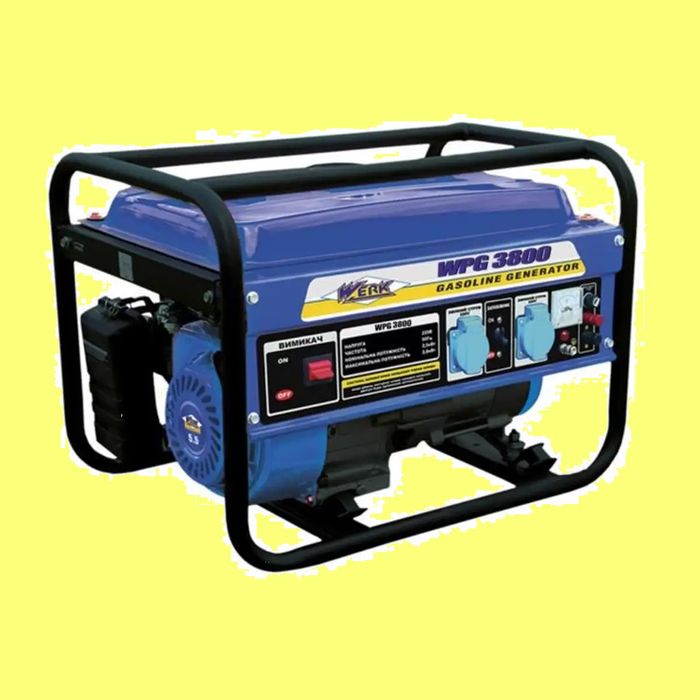 Бензиновий генератор 3квт WERK WPG3800 бензогенератор бензиновый