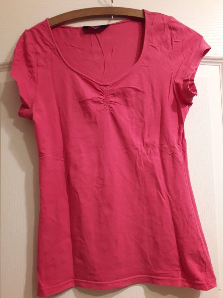 Bluzki  paka ubran top  S  M rozne krotki rekaw na ramiaczkach vintage