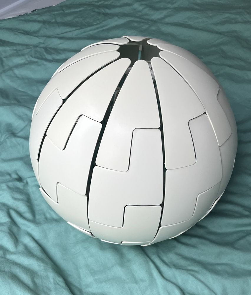 Klosz abażur wiszący od lampy ikea PS 2014 biały miętowy