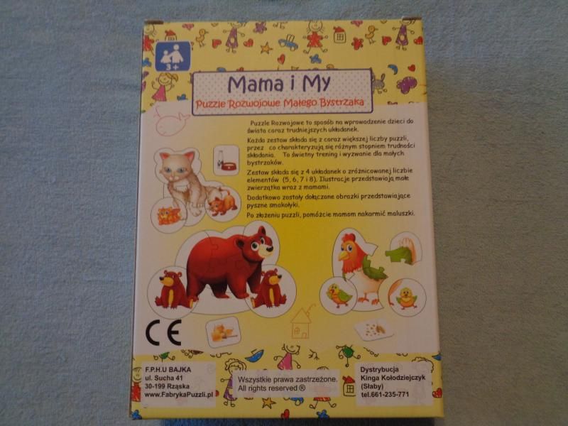 puzzle edukacyjne "Mama i My"