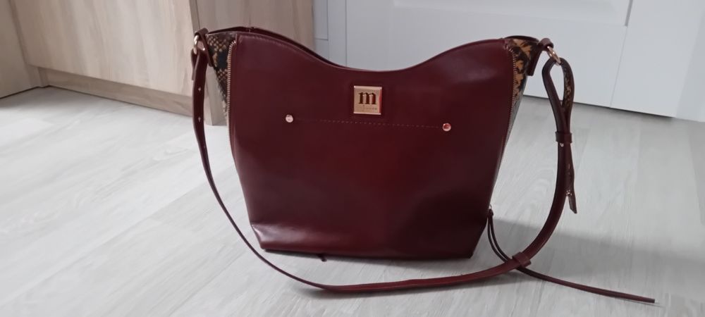 Brązowa duza torebka z Monnari