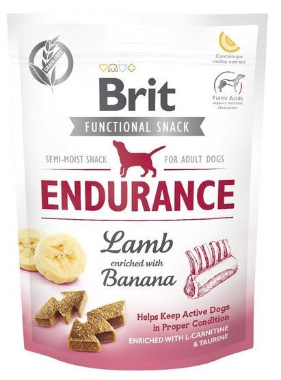 Przysmak dla psa Brit utrzymuje psy aktywne w doskonałej kondycji 150g