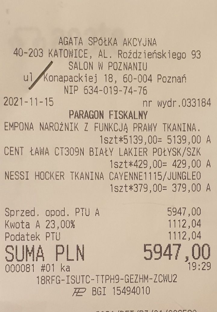 Narożnik z funkcją spania