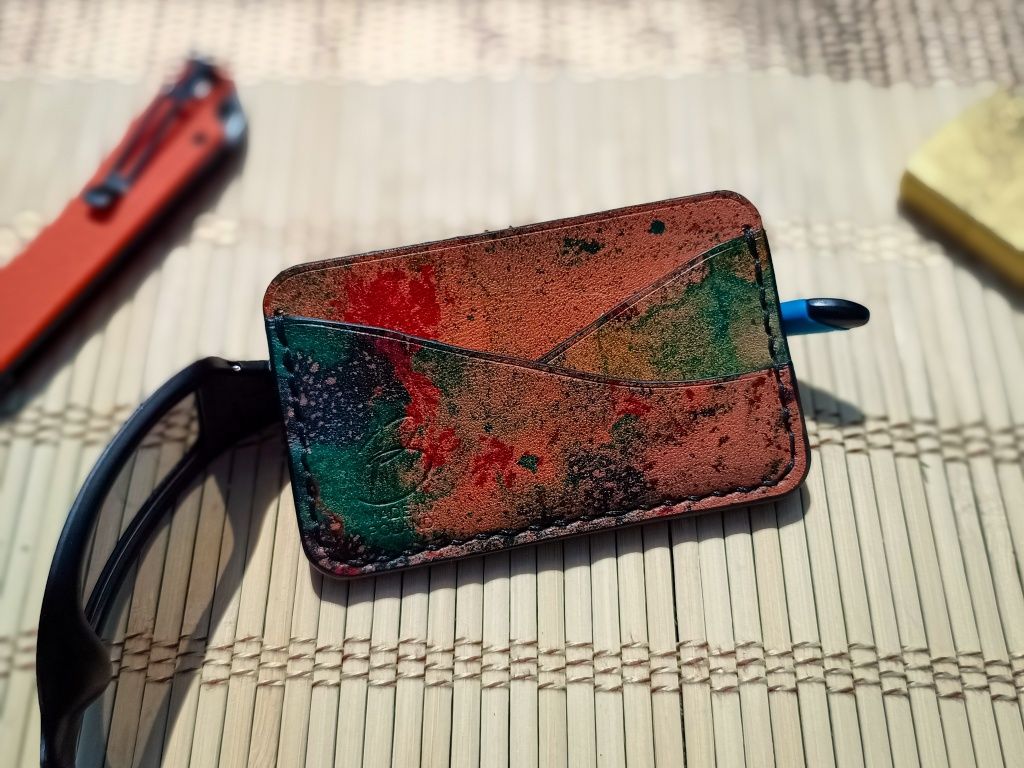 Borubar Skóroszyj - mini portfel / card holder