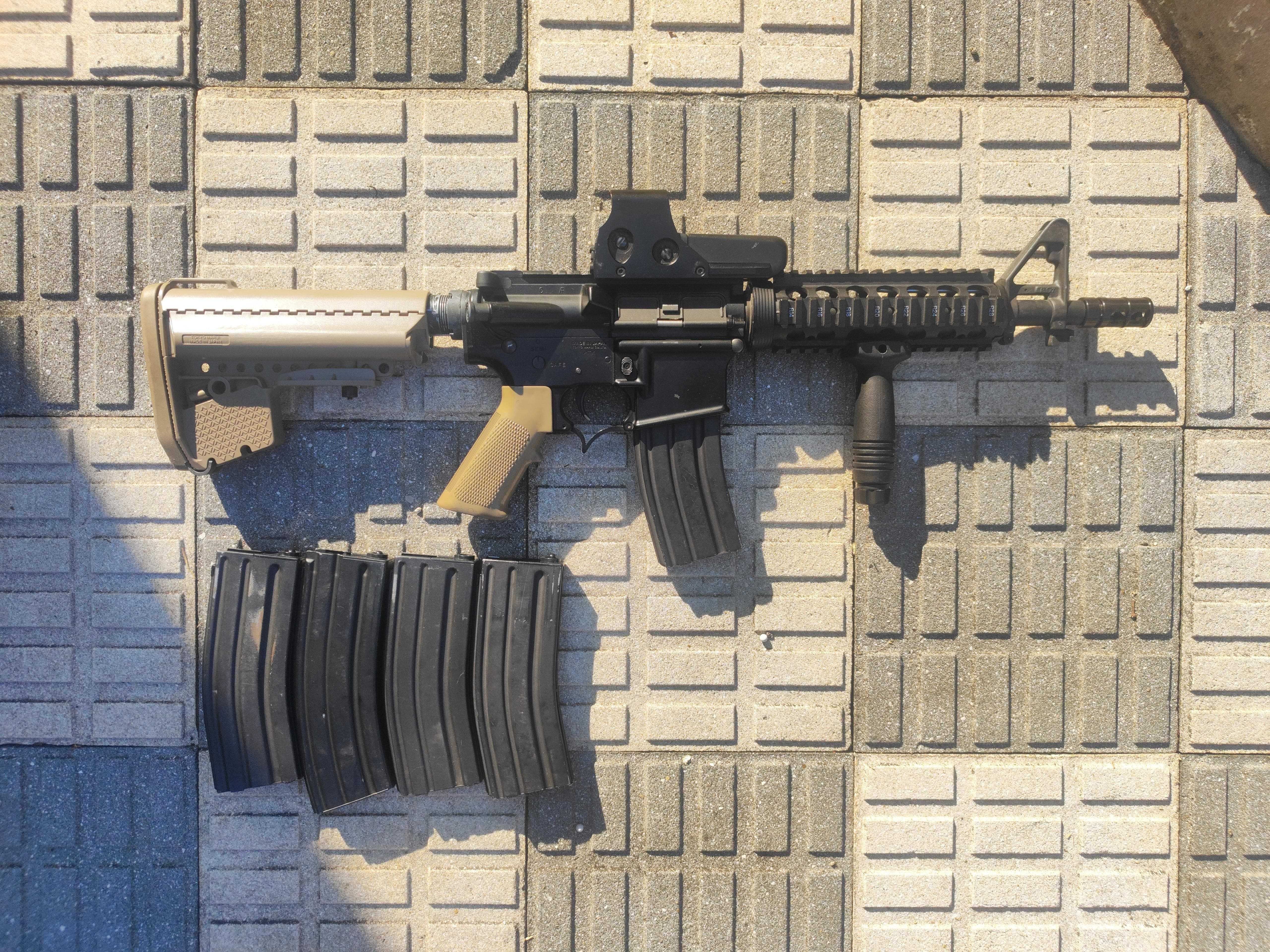 Tokyo Marui M4 CQB-R NGRS next-gen + extras
