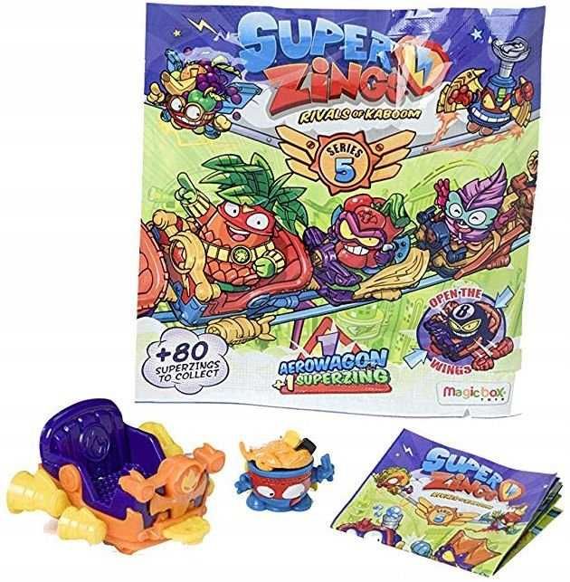 Saszetka Super Zings z figurką i pojazdem Seria 5 pojazd + figurka