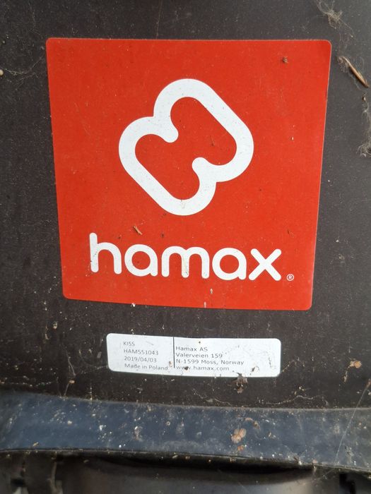 Fotelik rowerowy firmy Hamax do 22kg