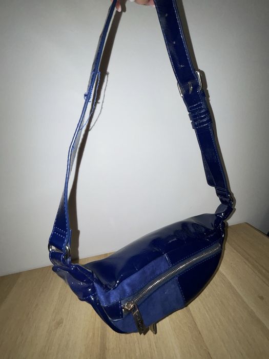 Nerka wittchen skórzana granatowa