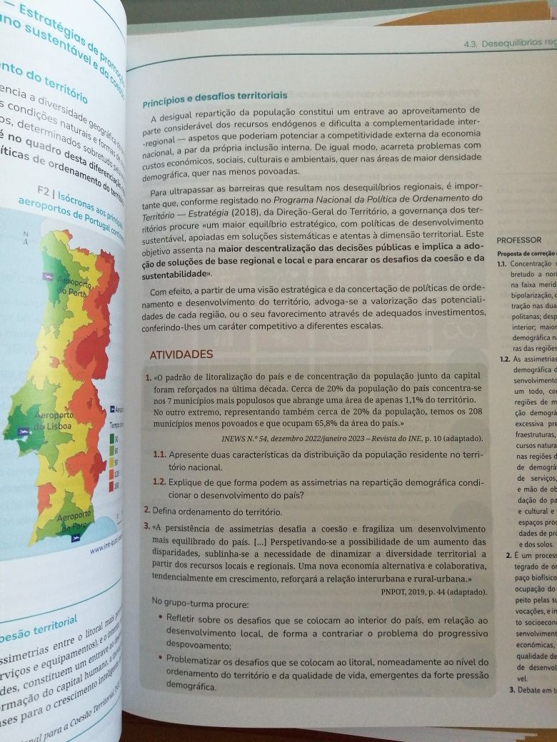 ÁREA DE INTEGRAÇÃO Cursos Profissionais Ano 1 Plátano Dossier do prof.