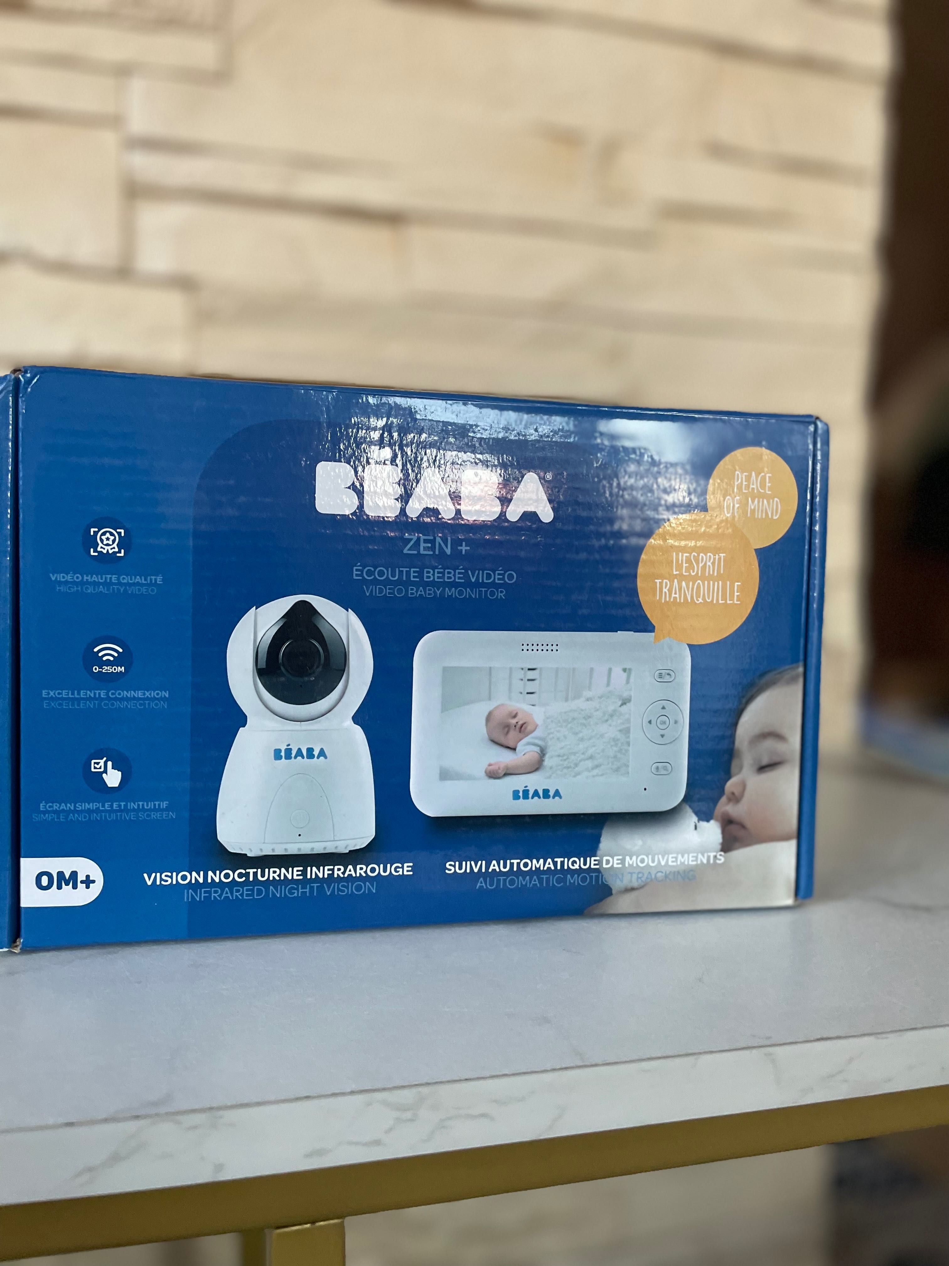 Niania elektroniczna Beaba biały, Beaba Zen, niania z kamerą