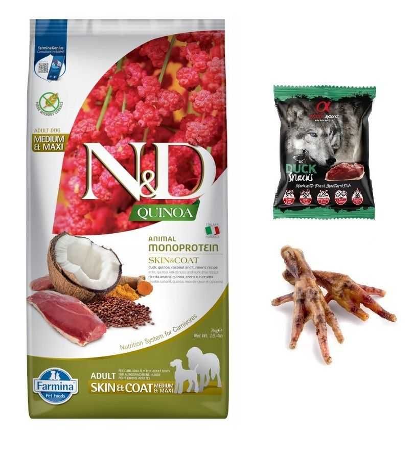 Farmina Dog N&D Quinoa Skin & Coat Adult Medium & Maxi duck 7 kg