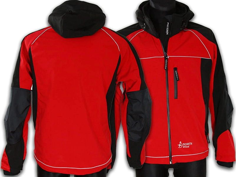 Kurtka Softshell North-Wind Reflight czerwona (XS)
