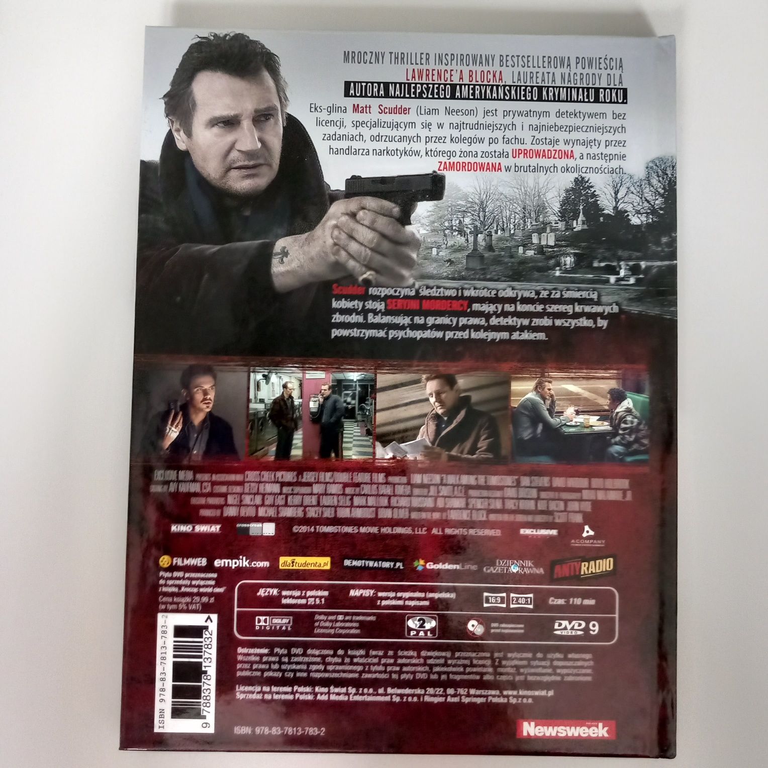 Krocząc wśród cieni film dvd thriller Liam Neeson