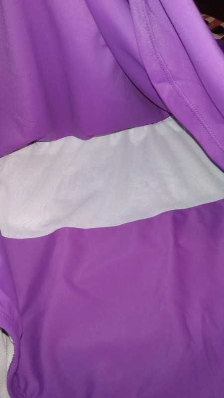 nowy z metką fioletowy kostium strój kąpielowy 46