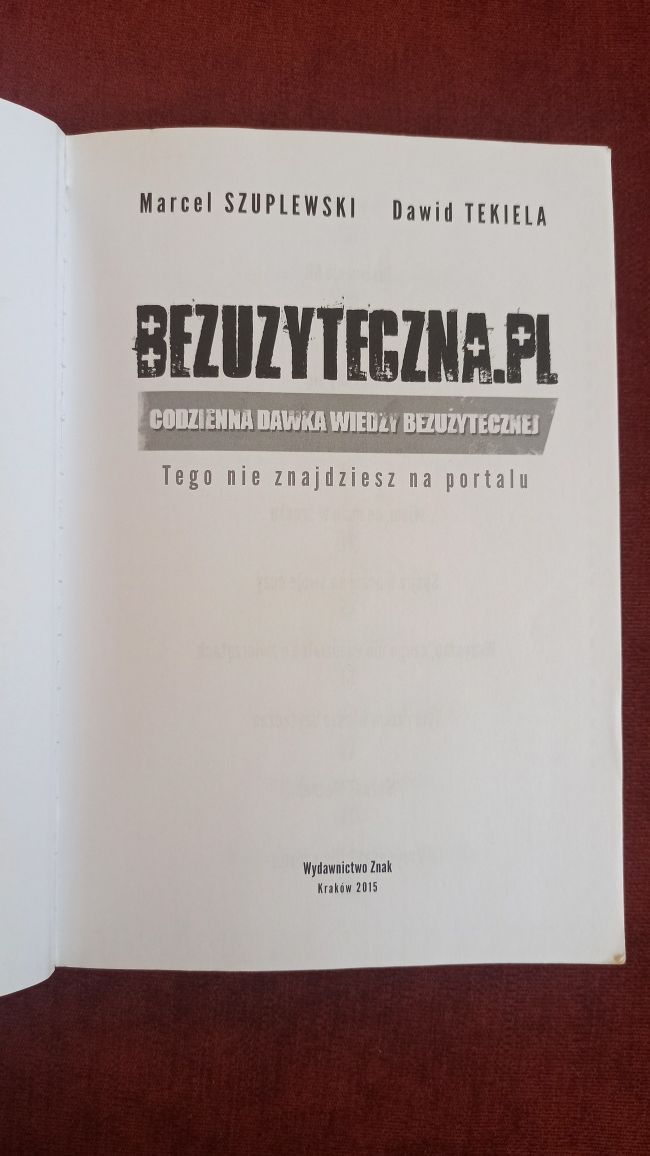 Bezuzyteczna.pl. Codzienna dawka wiedzy bezużytecznej