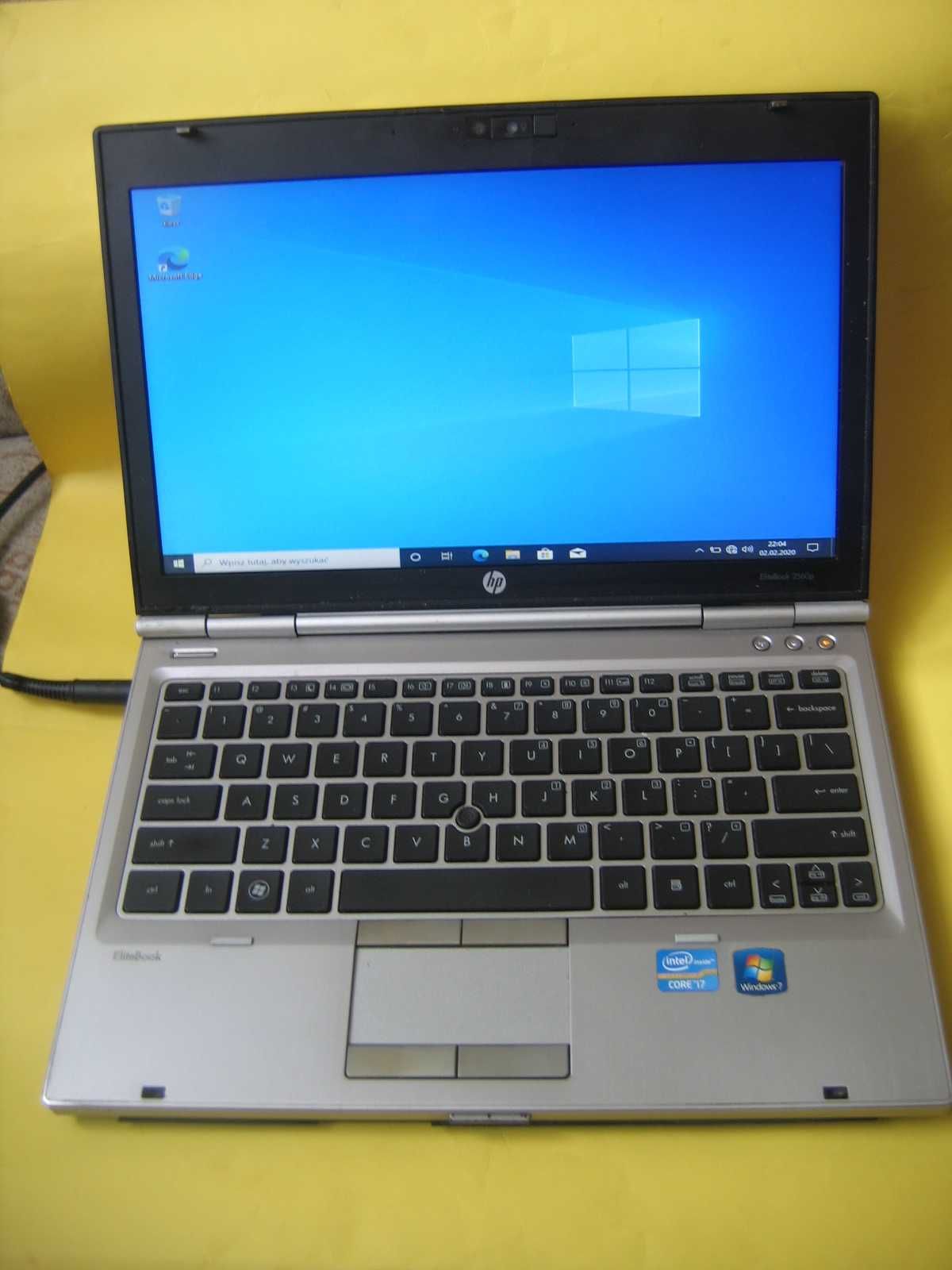 Mały laptop HP 2560p i7 2620M 2,7GHz 12,5" 120Gb SSD 4Gb - super stan