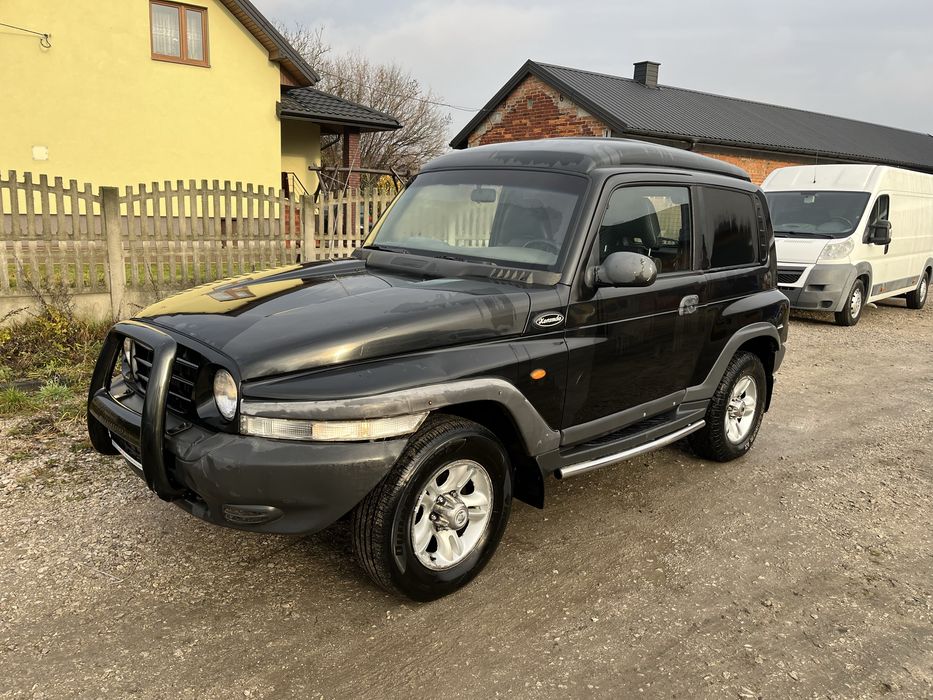 sang yong korando 2,9 tdi silnik mercedesa klima 4X4 tania terenowka
