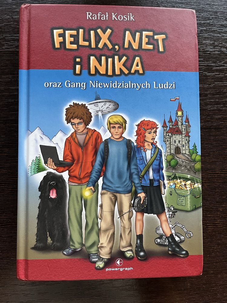 Ksiazka dla dziecka felix net i nika oraz gang niewidzialnych ludzi
