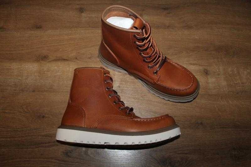 Шкіряні черевики Ecco Staker