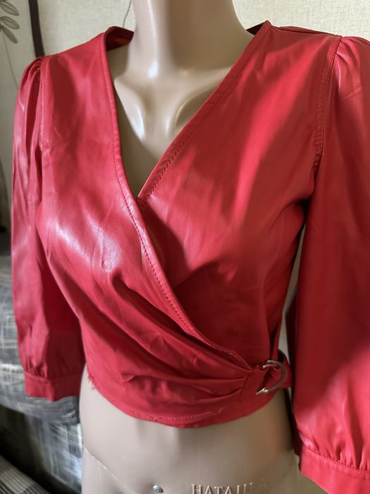 Піджак еко шкіра Bershka Xs