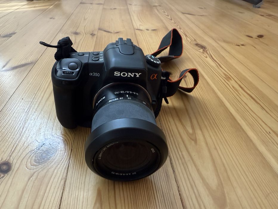 Sony Alpha 350 body i obiektyw