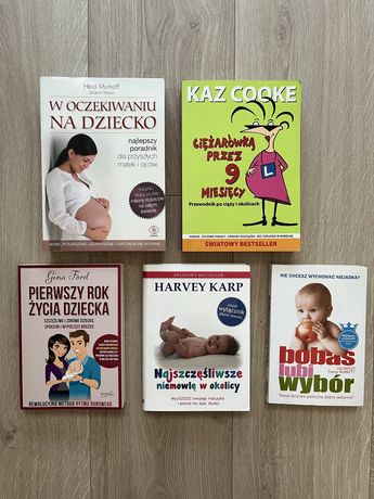 Zestaw książek dla przyszlych rodziców