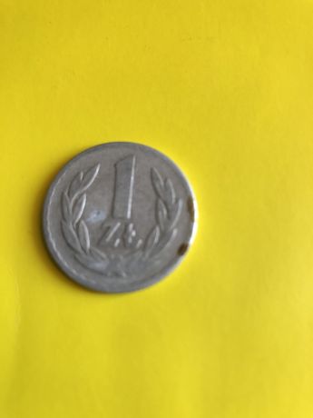 Польський злотий 1965 рік випуску 1 zl zloty один раритет монета старо
