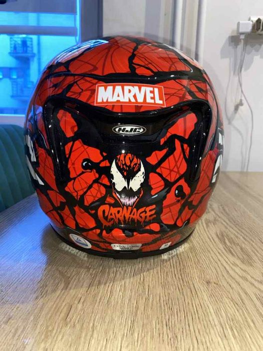 HJC rpha 11 carnage rozm. M + intercom cardo spirit