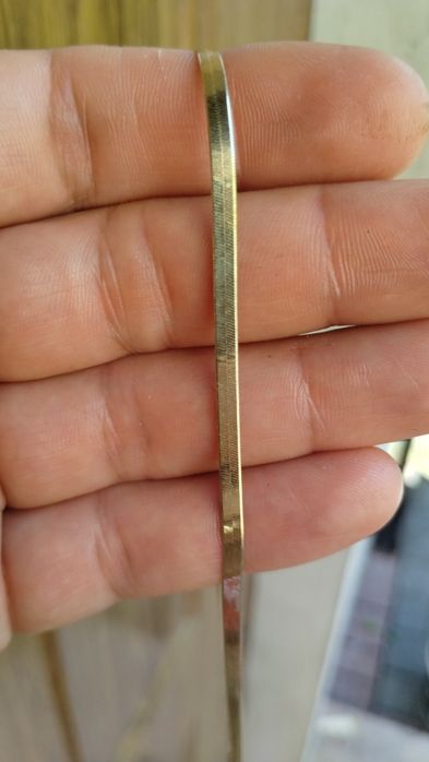 Złoty łańcuszek próba 585 żmijka damski