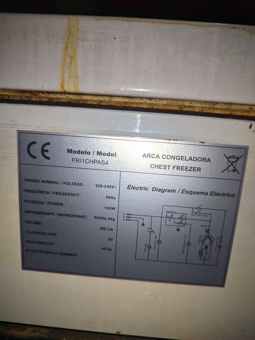 Arca Congeladora horizontal - chest freezer