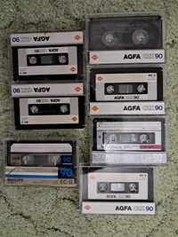 Аудиокассеты Denon, Maxell, Sony, Basf, AGFA, TDK, norm crome