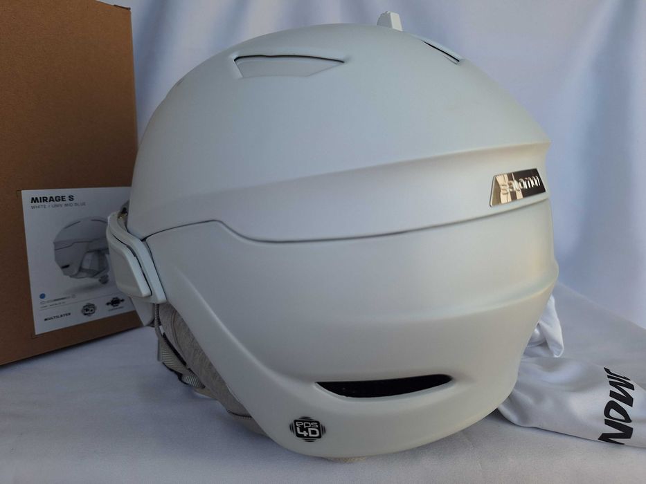 Kask narciarski Salomon Mirage S White Universal Mid Blue M 56-59cm